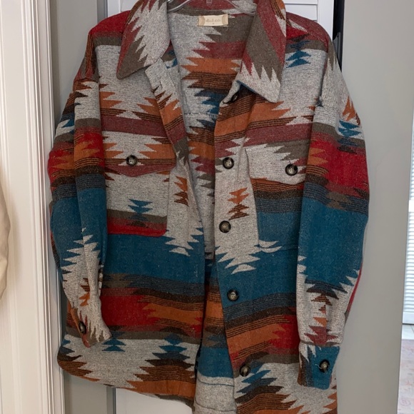 Aztec Patterned Jacket - Picture 2 of 5